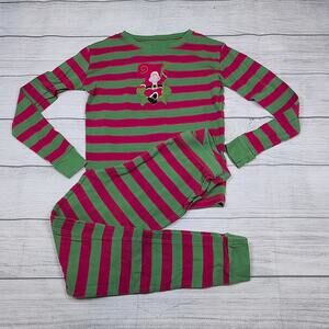 14 Leveret Striped Santa Pajamas
